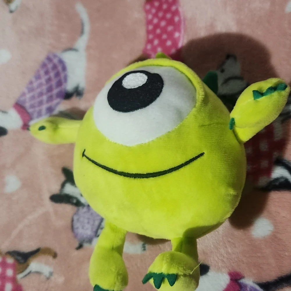 Mike Wazowski Bag Clip / Keychain Plush Monsters Inc Disney - Picture 2 of 8